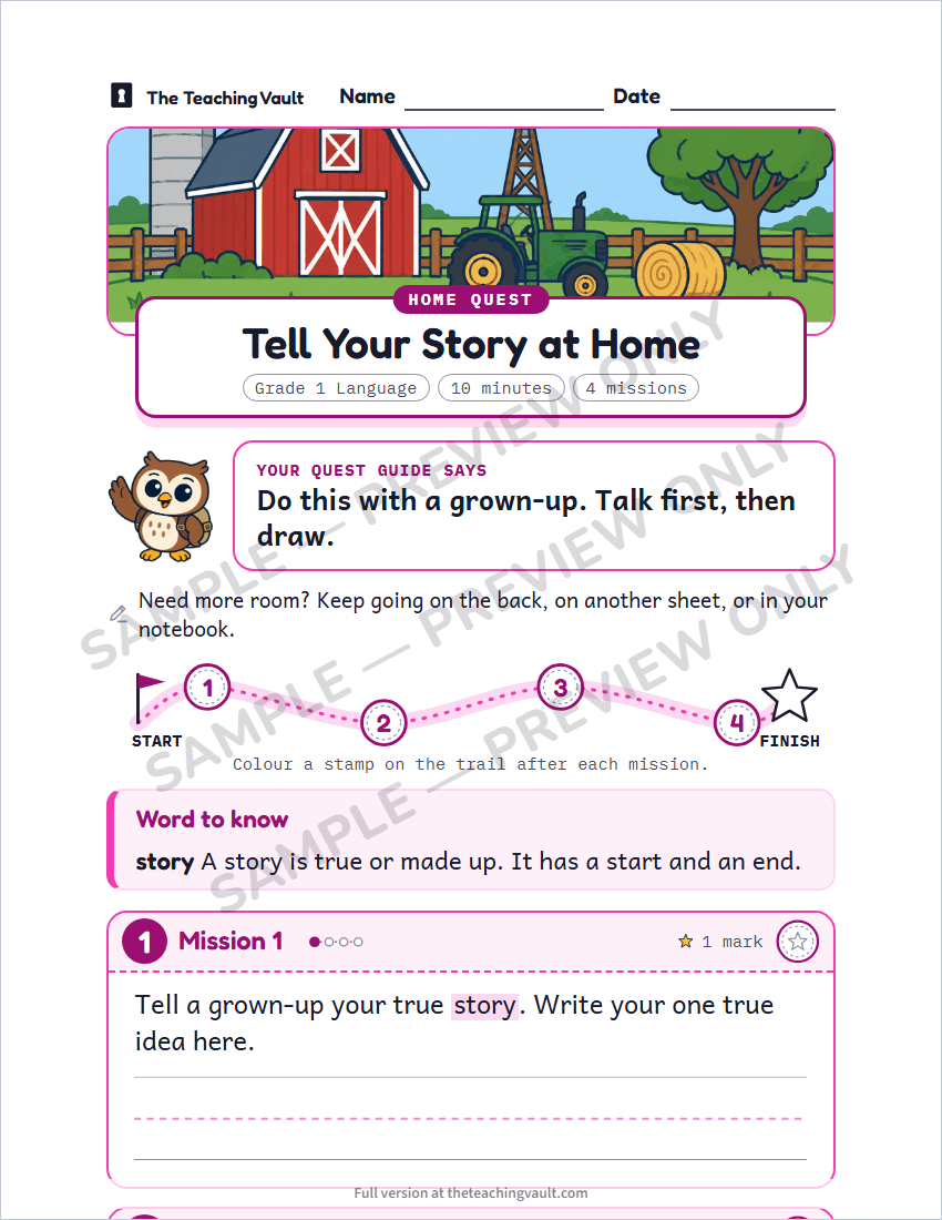 Sample preview: homework page (watermarked, low-resolution)