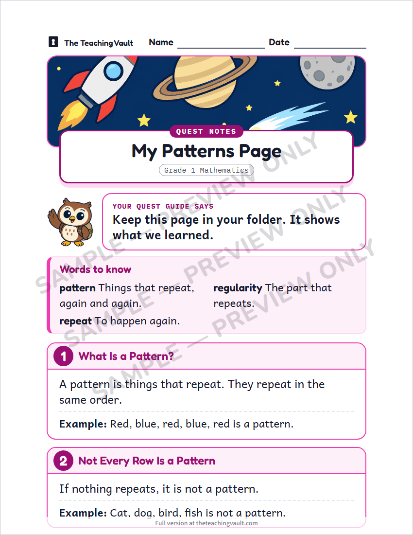 Sample preview: handout page (watermarked, low-resolution)