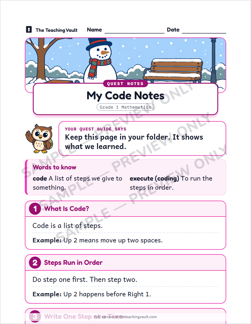 Sample preview: handout page (watermarked, low-resolution)
