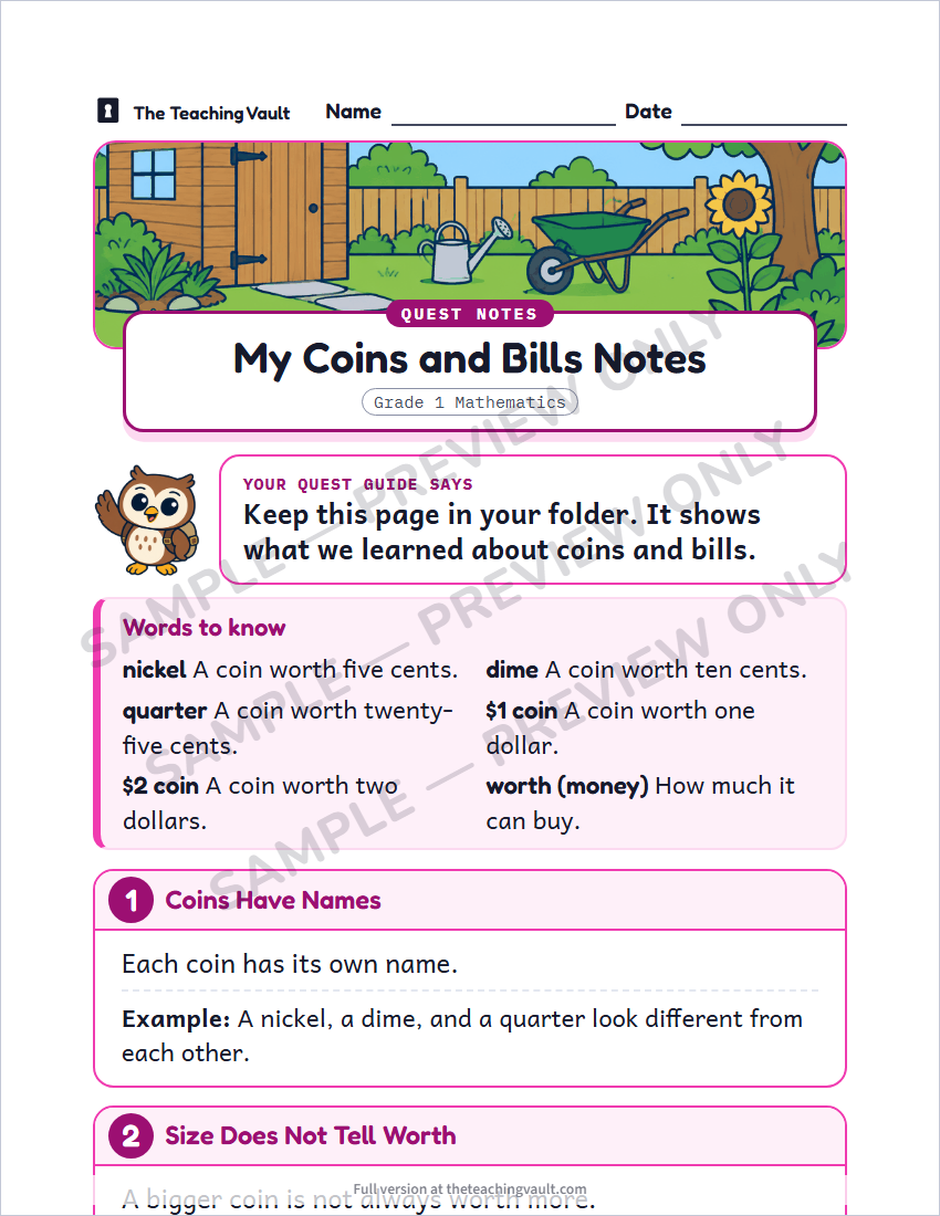 Sample preview: handout page (watermarked, low-resolution)