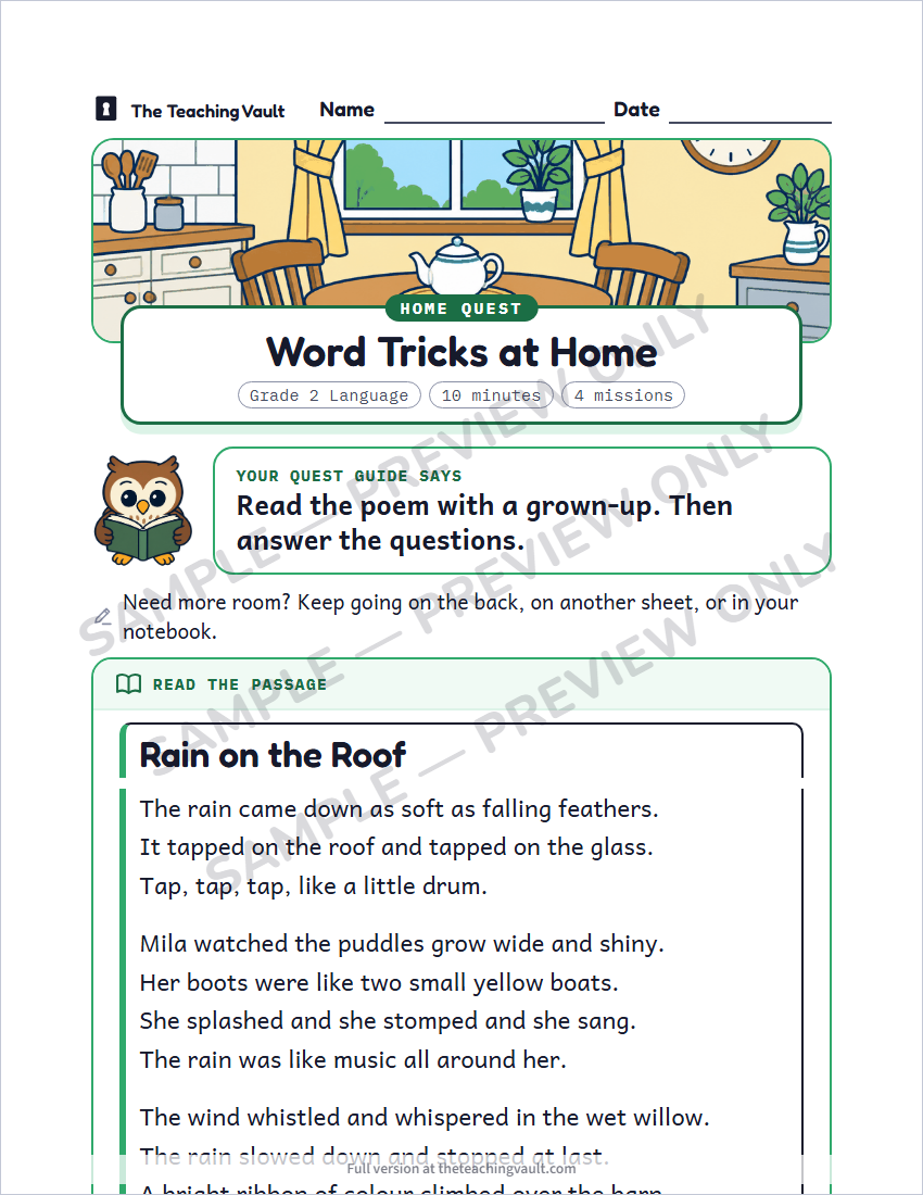 Sample preview: homework page (watermarked, low-resolution)