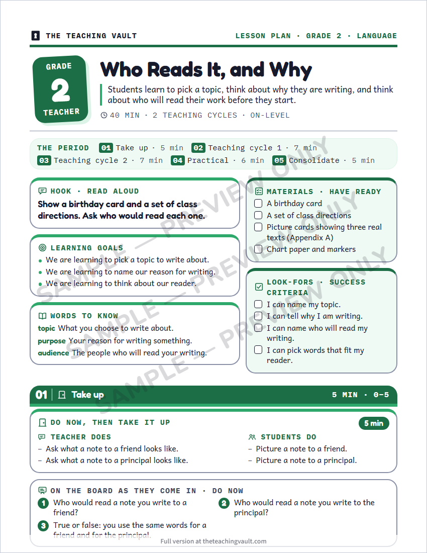 Sample preview: lesson plan page (watermarked, low-resolution)