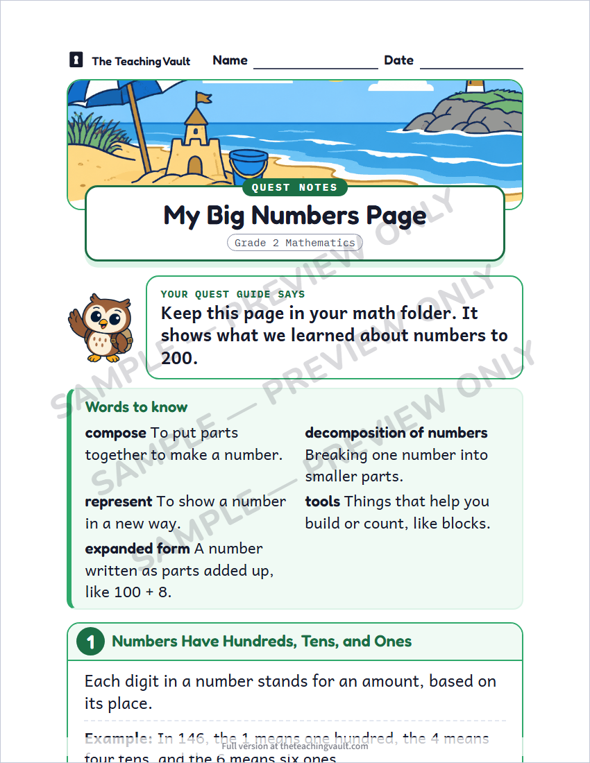 Sample preview: handout page (watermarked, low-resolution)