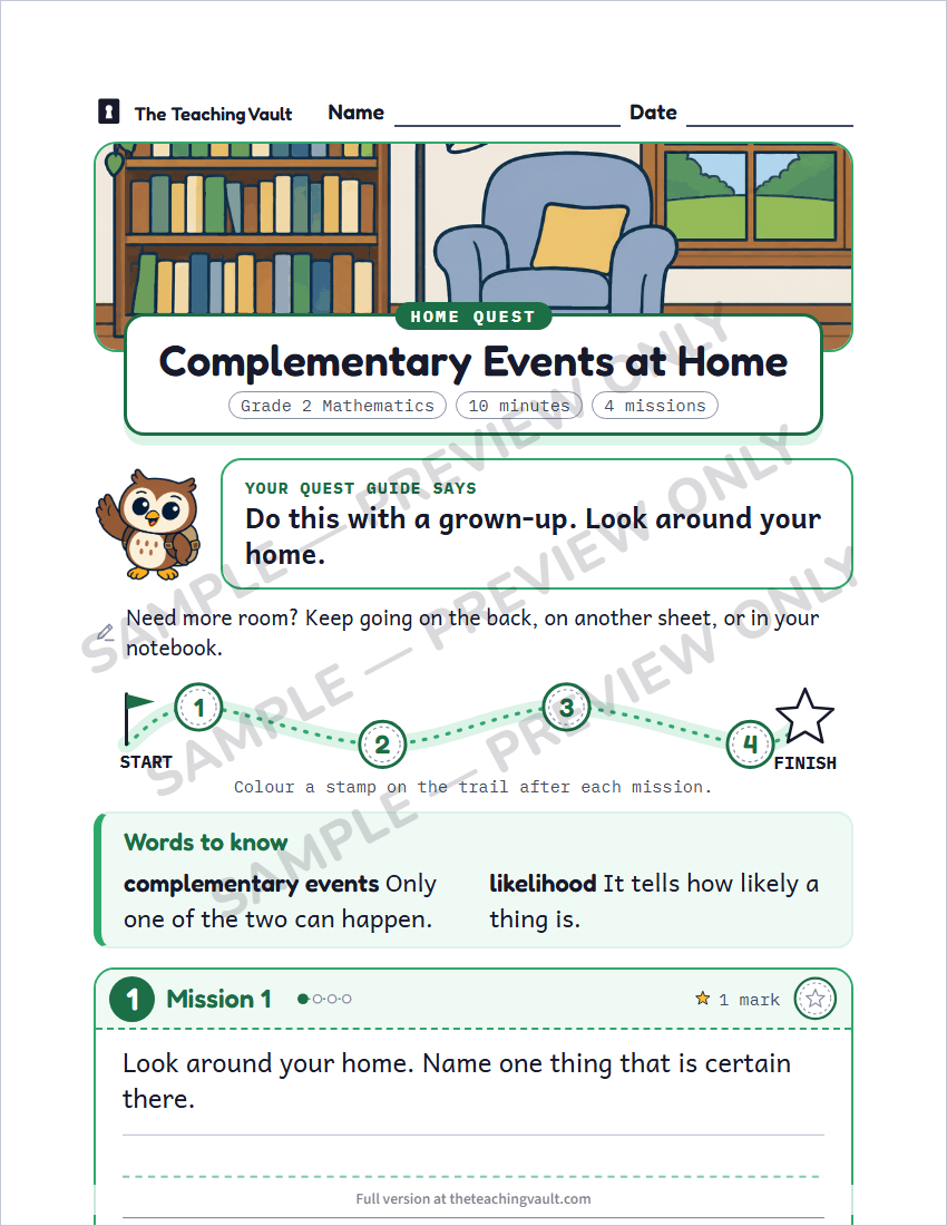 Sample preview: homework page (watermarked, low-resolution)