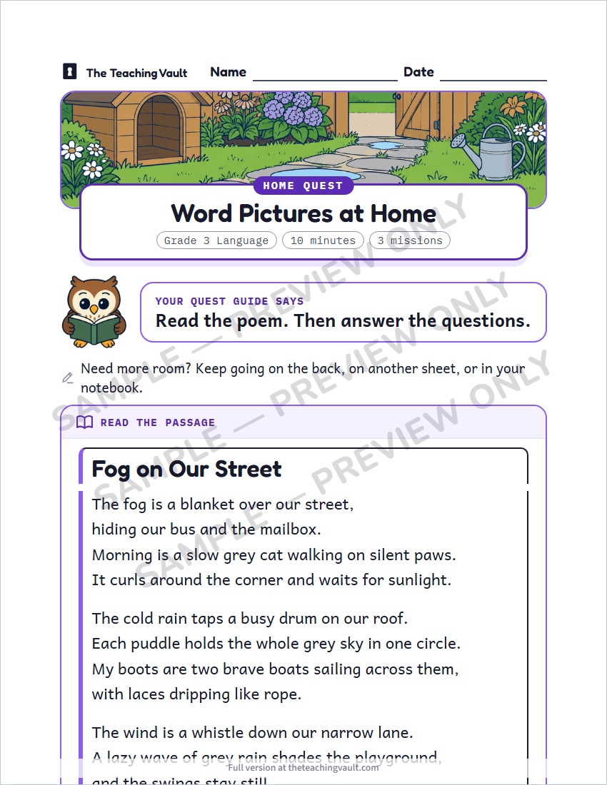 Sample preview: homework page (watermarked, low-resolution)