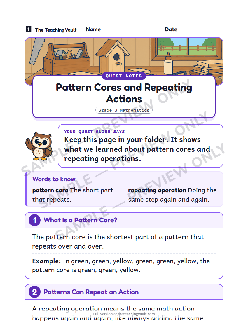 Sample preview: handout page (watermarked, low-resolution)