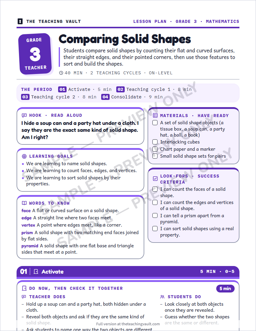 Sample preview: lesson plan page (watermarked, low-resolution)