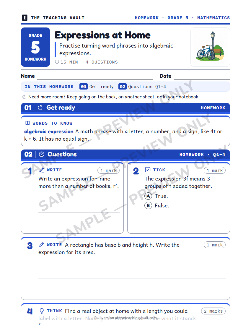 Sample preview: homework page (watermarked, low-resolution)