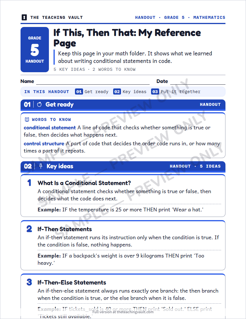 Sample preview: handout page (watermarked, low-resolution)