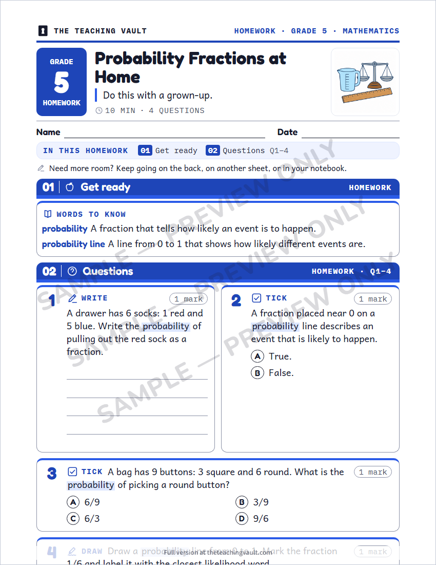 Sample preview: homework page (watermarked, low-resolution)
