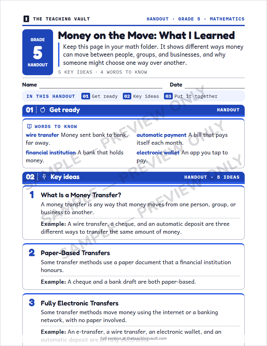 Sample preview: handout page (watermarked, low-resolution)
