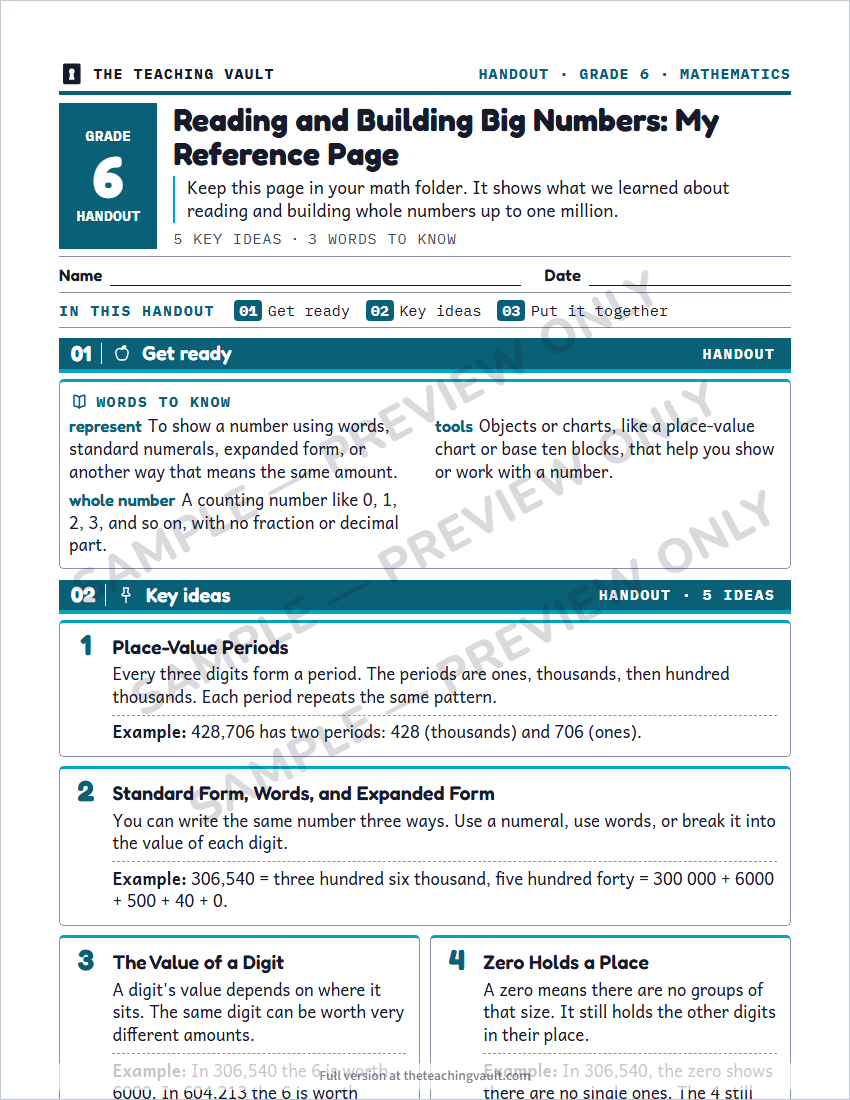 Sample preview: handout page (watermarked, low-resolution)