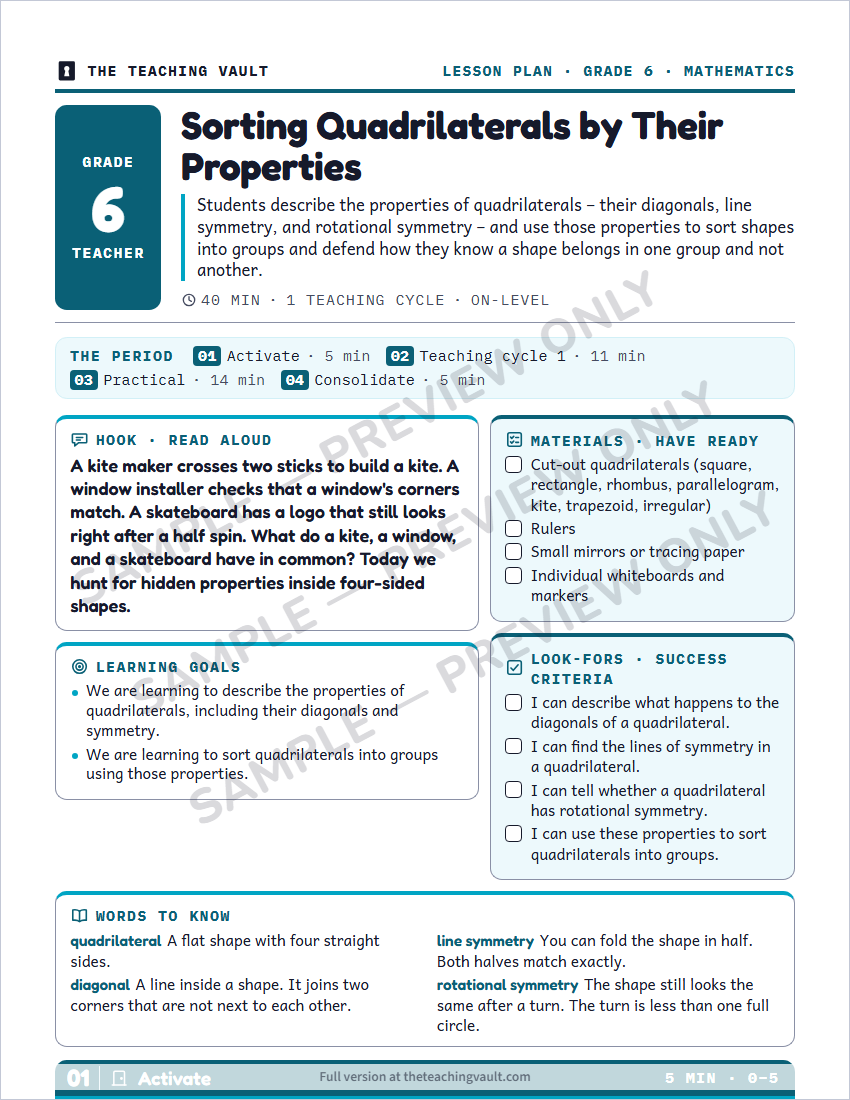 Sample preview: lesson plan page (watermarked, low-resolution)
