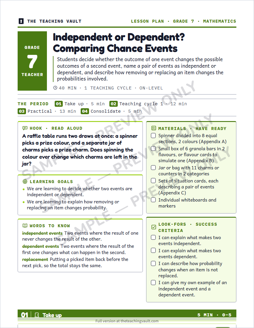 Sample preview: lesson plan page (watermarked, low-resolution)