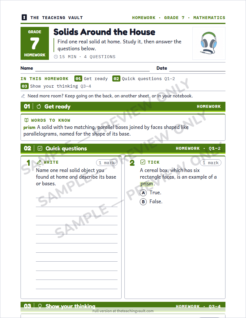 Sample preview: homework page (watermarked, low-resolution)