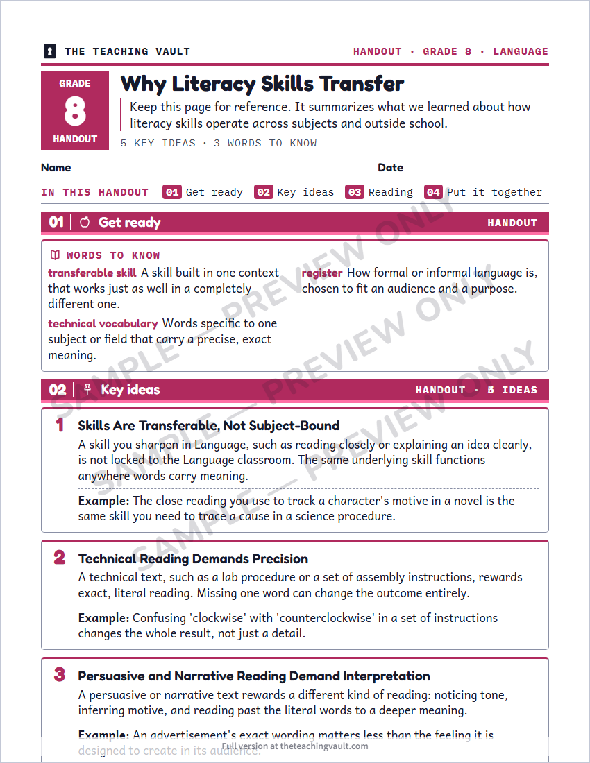 Sample preview: handout page (watermarked, low-resolution)