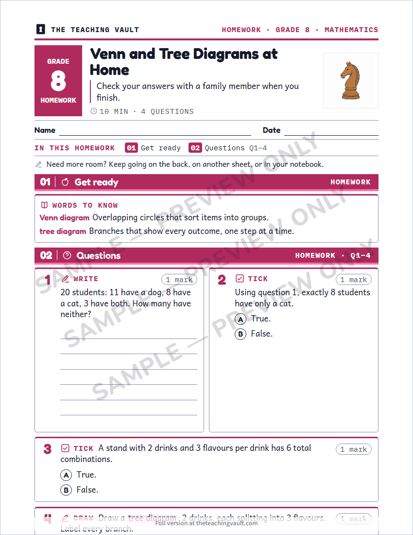 Sample preview: homework page (watermarked, low-resolution)