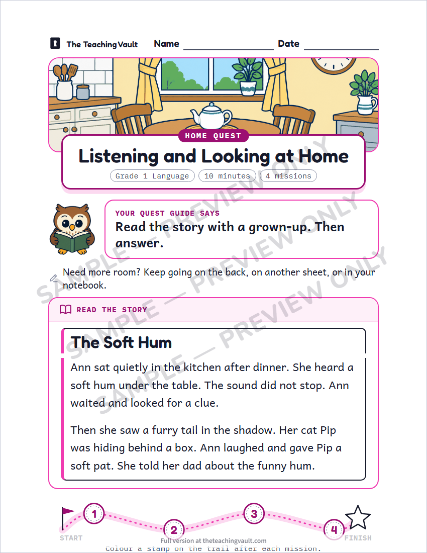 Sample preview: homework page (watermarked, low-resolution)