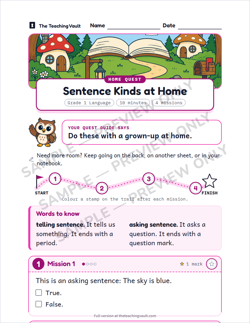 Sample preview: homework page (watermarked, low-resolution)