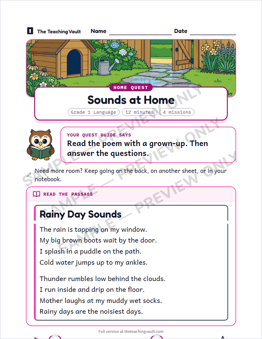 Sample preview: homework page (watermarked, low-resolution)
