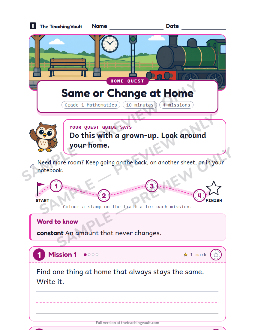 Sample preview: homework page (watermarked, low-resolution)
