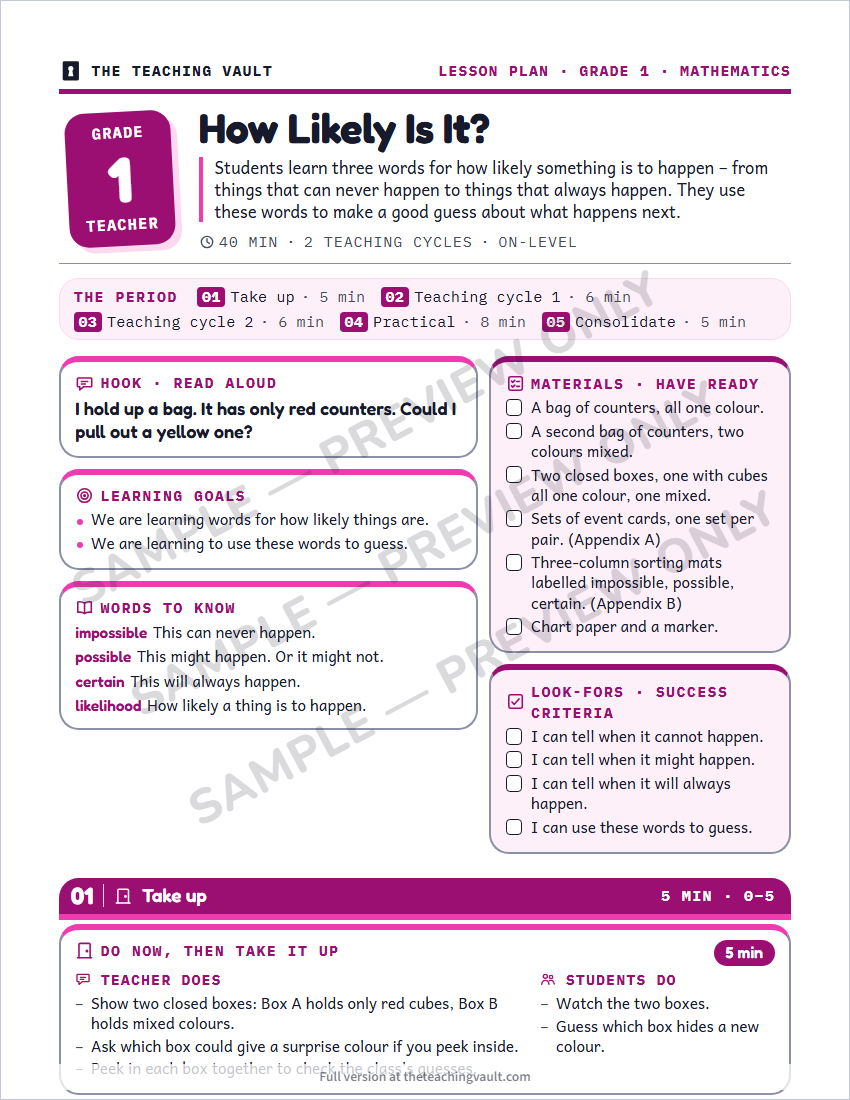 Sample preview: lesson plan page (watermarked, low-resolution)