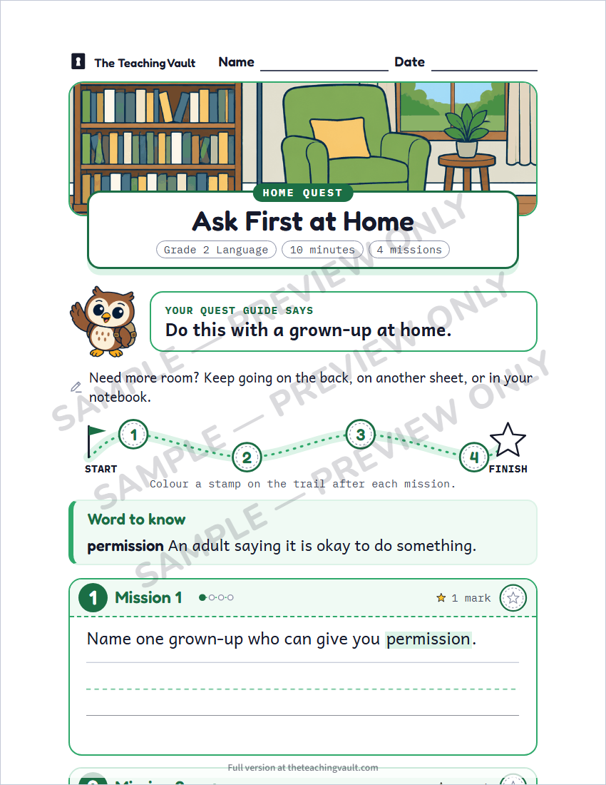 Sample preview: homework page (watermarked, low-resolution)