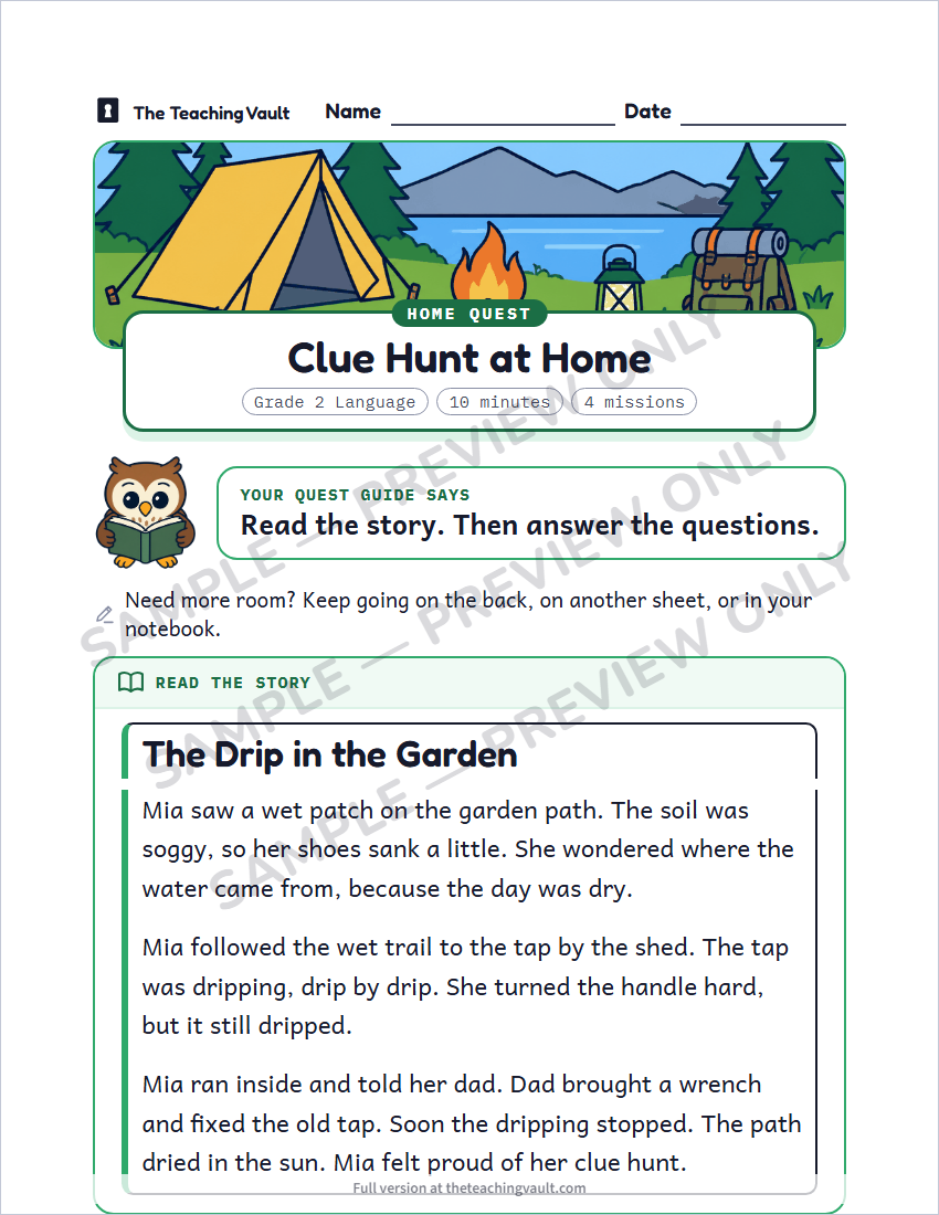 Sample preview: homework page (watermarked, low-resolution)