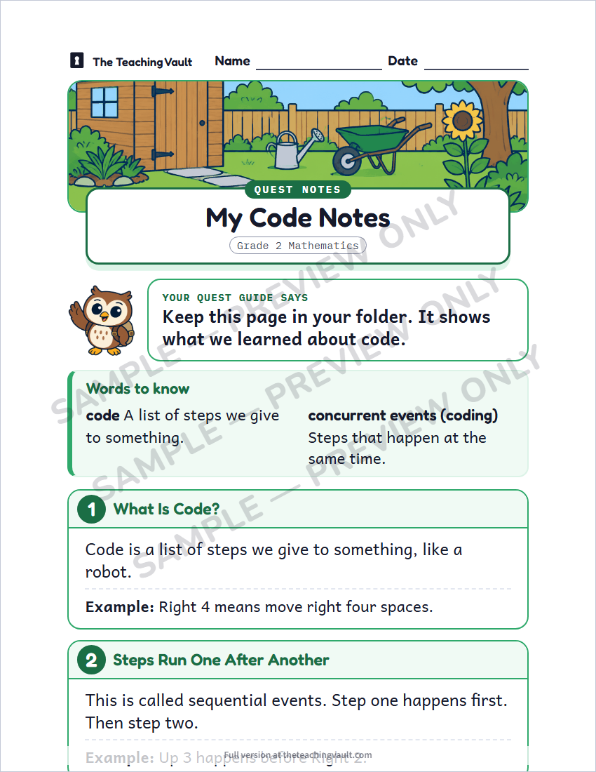 Sample preview: handout page (watermarked, low-resolution)