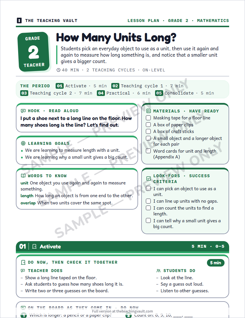 Sample preview: lesson plan page (watermarked, low-resolution)