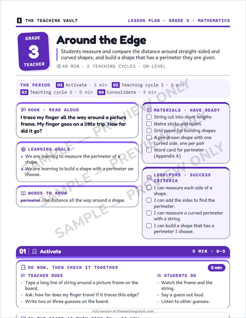Sample preview: lesson plan page (watermarked, low-resolution)
