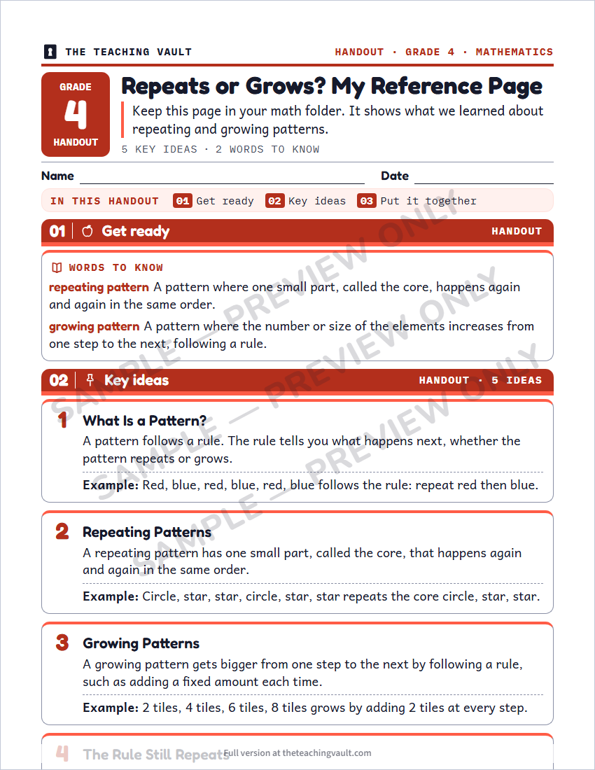 Sample preview: handout page (watermarked, low-resolution)