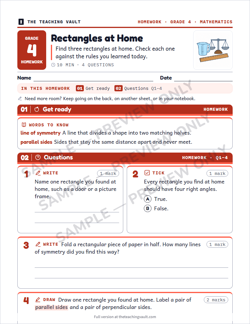 Sample preview: homework page (watermarked, low-resolution)