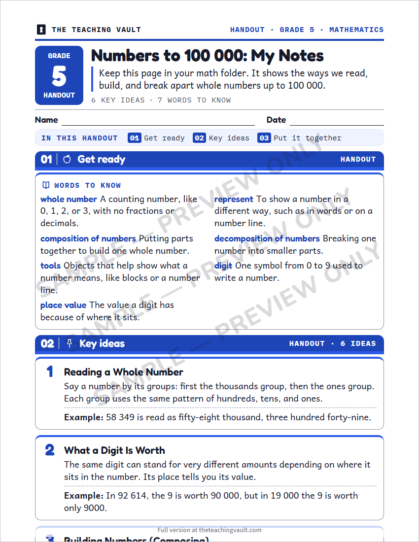 Sample preview: handout page (watermarked, low-resolution)