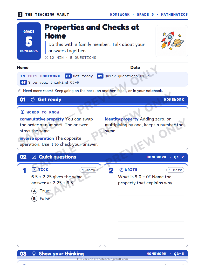 Sample preview: homework page (watermarked, low-resolution)
