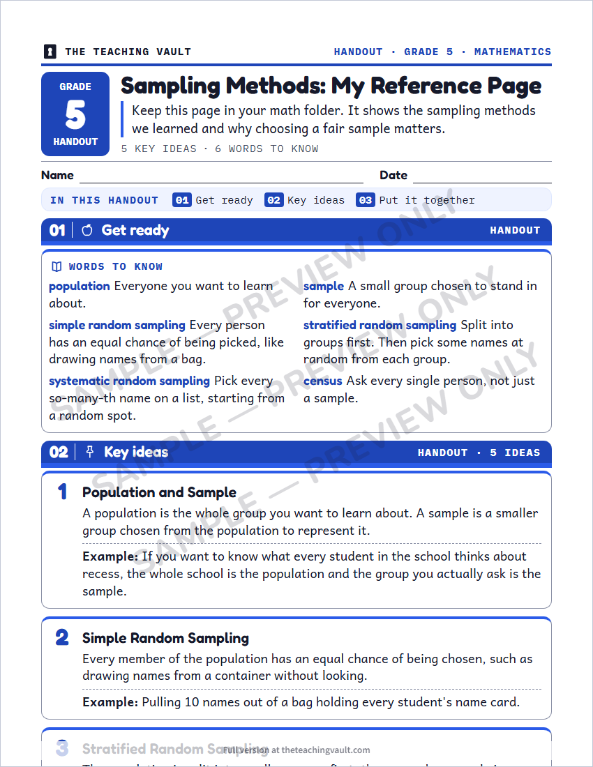 Sample preview: handout page (watermarked, low-resolution)