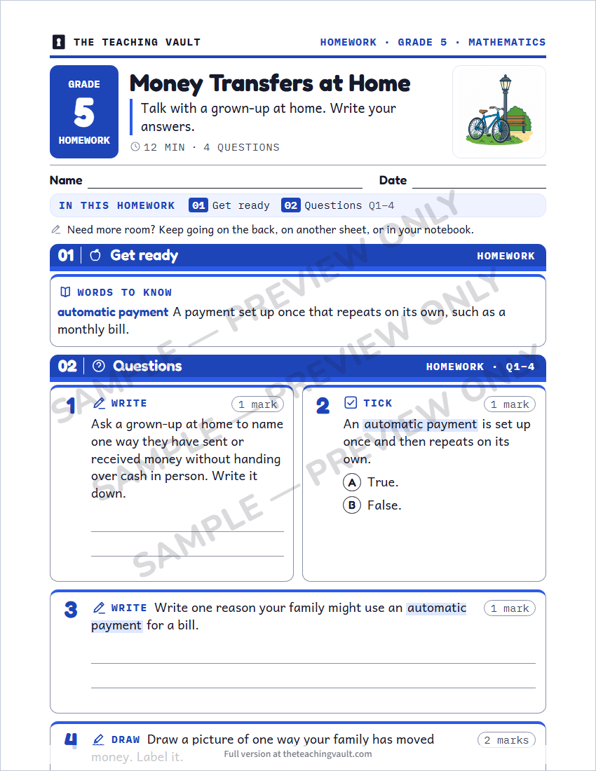 Sample preview: homework page (watermarked, low-resolution)