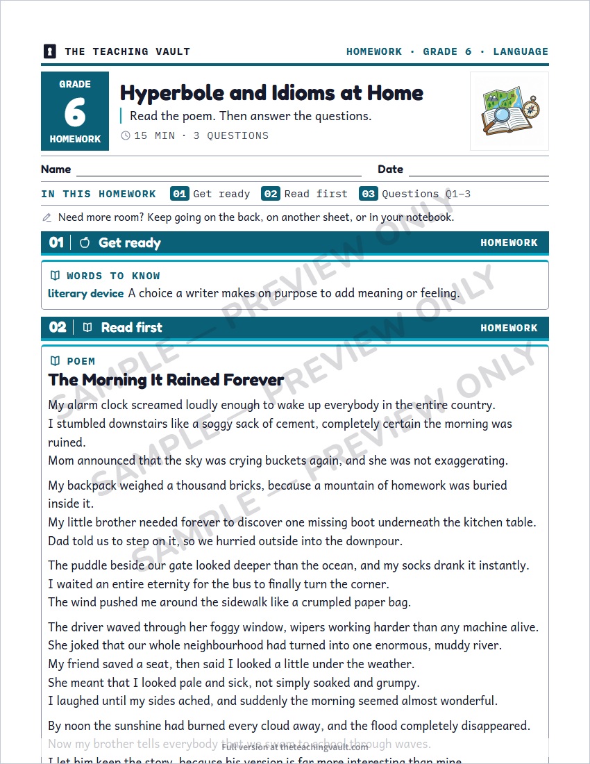 Sample preview: homework page (watermarked, low-resolution)