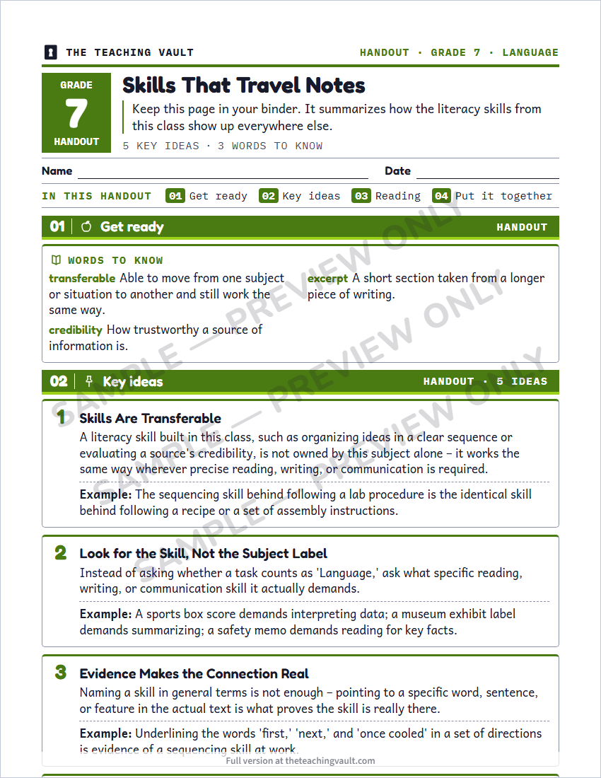 Sample preview: handout page (watermarked, low-resolution)