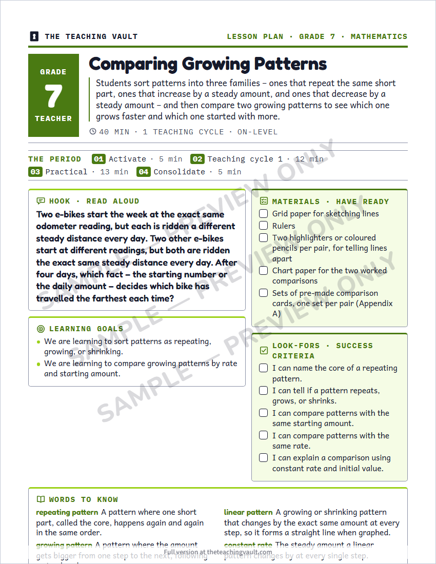 Sample preview: lesson plan page (watermarked, low-resolution)