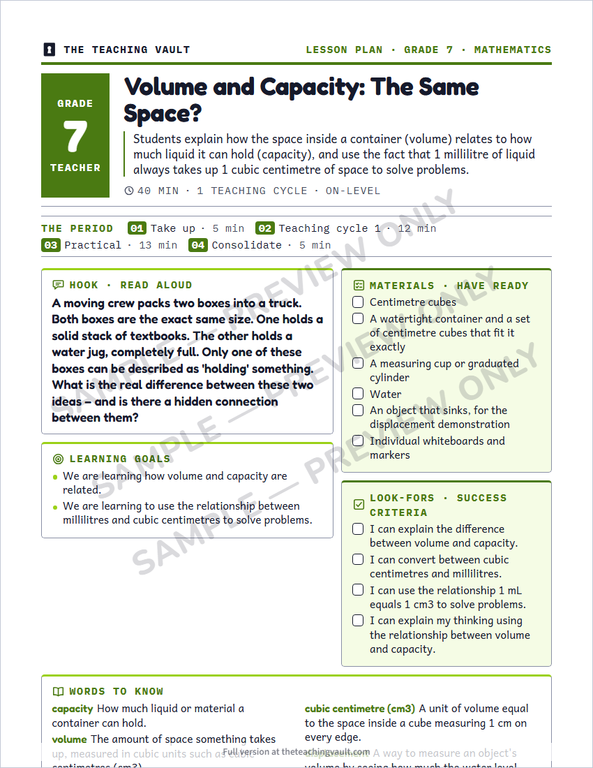 Sample preview: lesson plan page (watermarked, low-resolution)