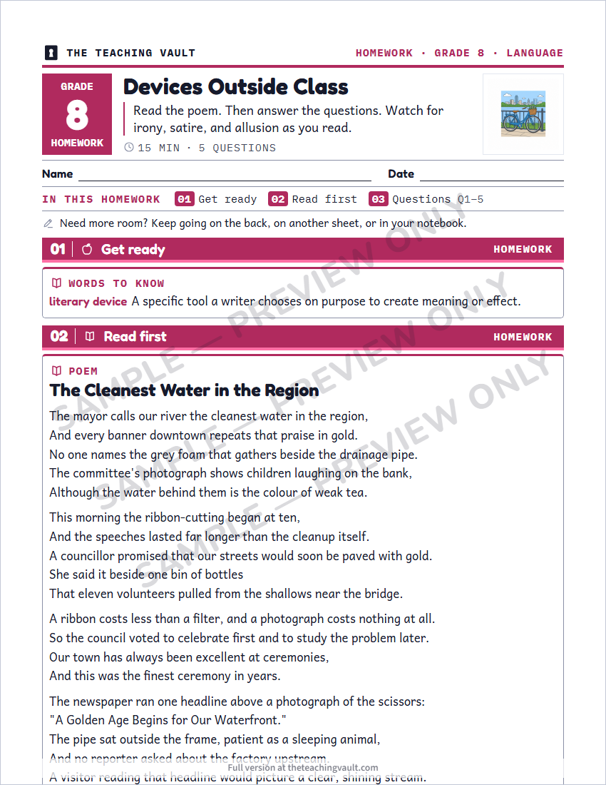 Sample preview: homework page (watermarked, low-resolution)