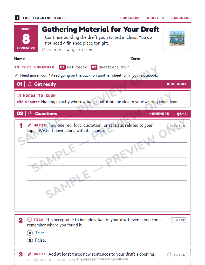 Sample preview: homework page (watermarked, low-resolution)