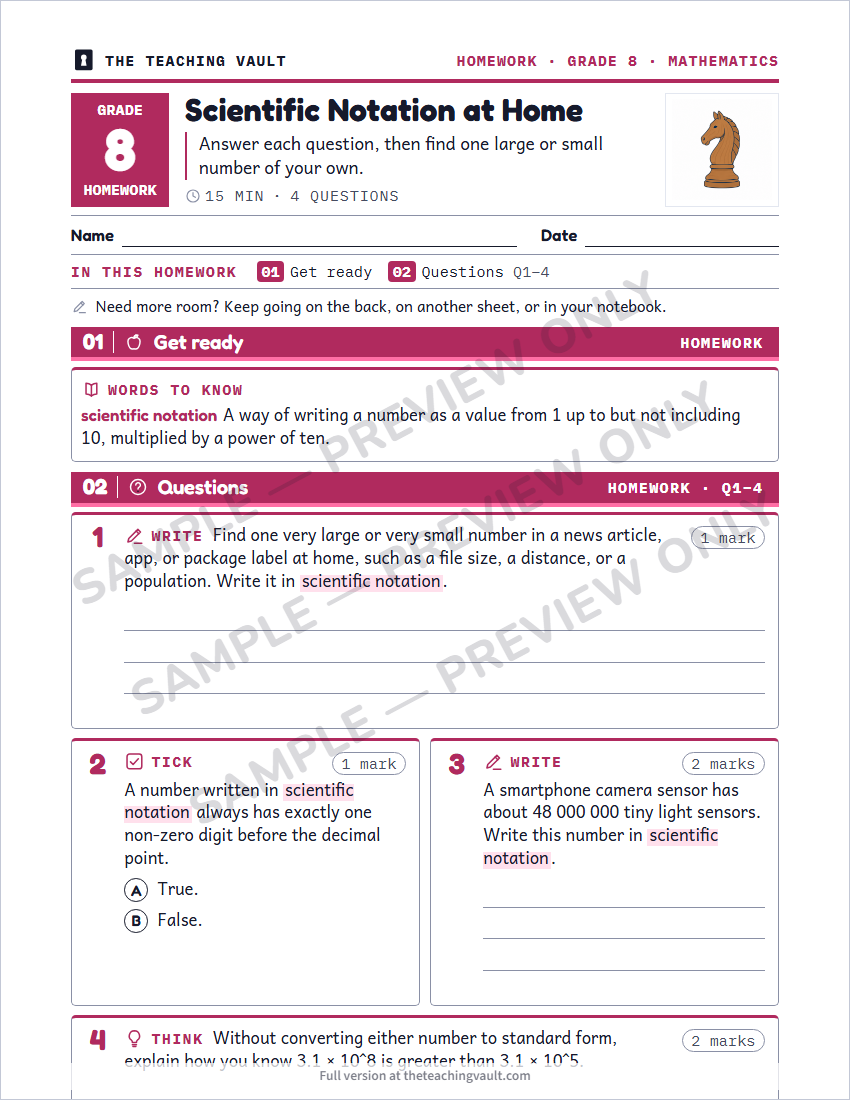 Sample preview: homework page (watermarked, low-resolution)