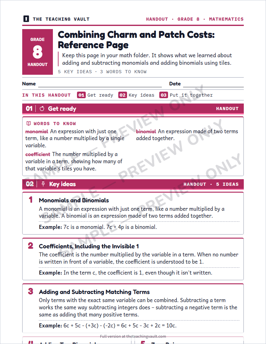 Sample preview: handout page (watermarked, low-resolution)